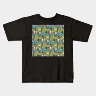 Fruit Cocktail in Gray Kids T-Shirt